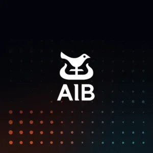 IDnow and AIB logos on white