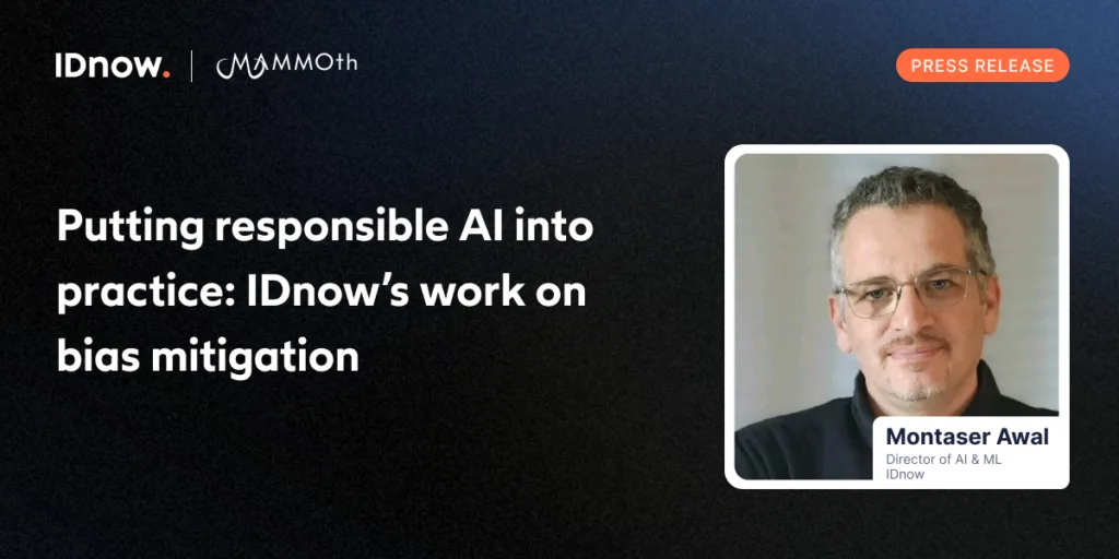 Putting responsible AI into practice: IDnow’s work on bias mitigation