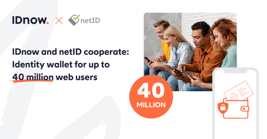 IDnow and netID cooperate: Identity wallet for up to 40 million web users